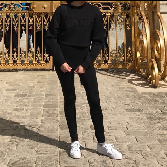 Alexander Wang sweatshirt! Alexander Wang X H&M Collab Cropped Scuba Sweatshirt - Picture 3 of 14